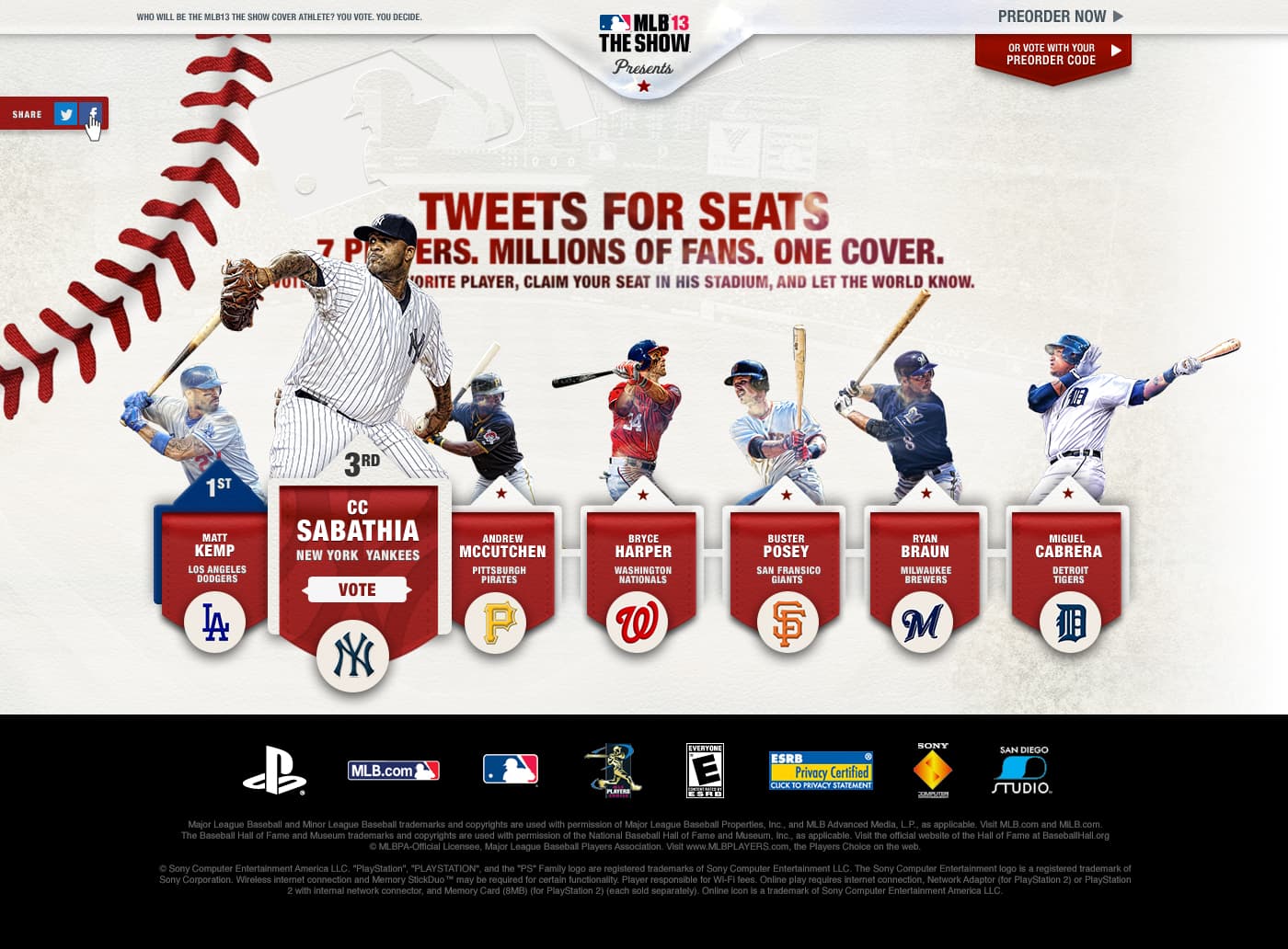 MLB 2K The Show Cover Showdown — plate 1