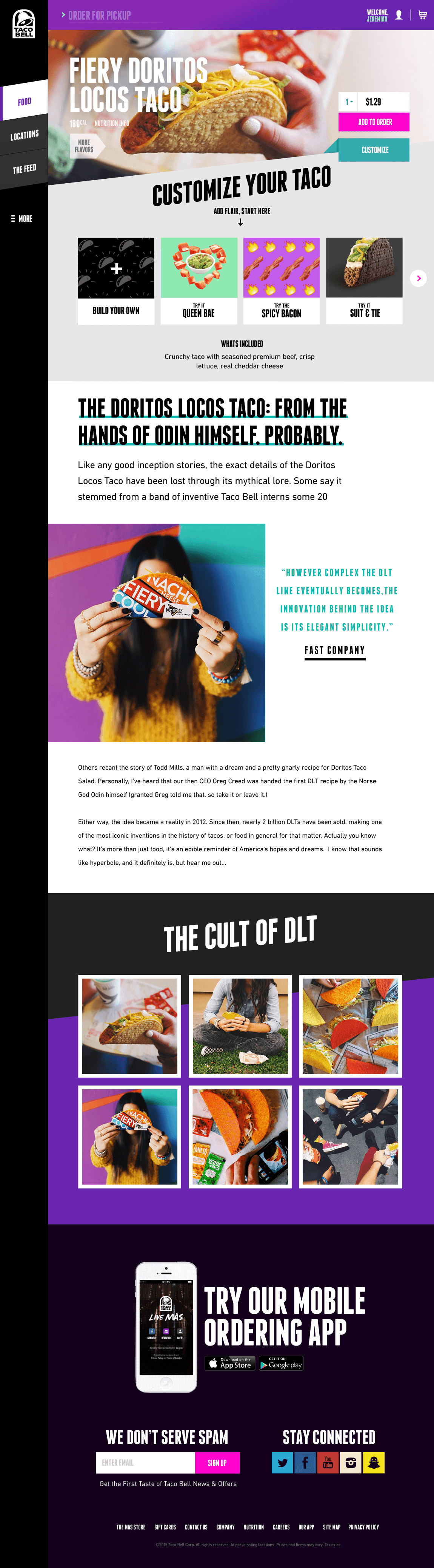 Ta.co (Taco Bell Website) — plate 1