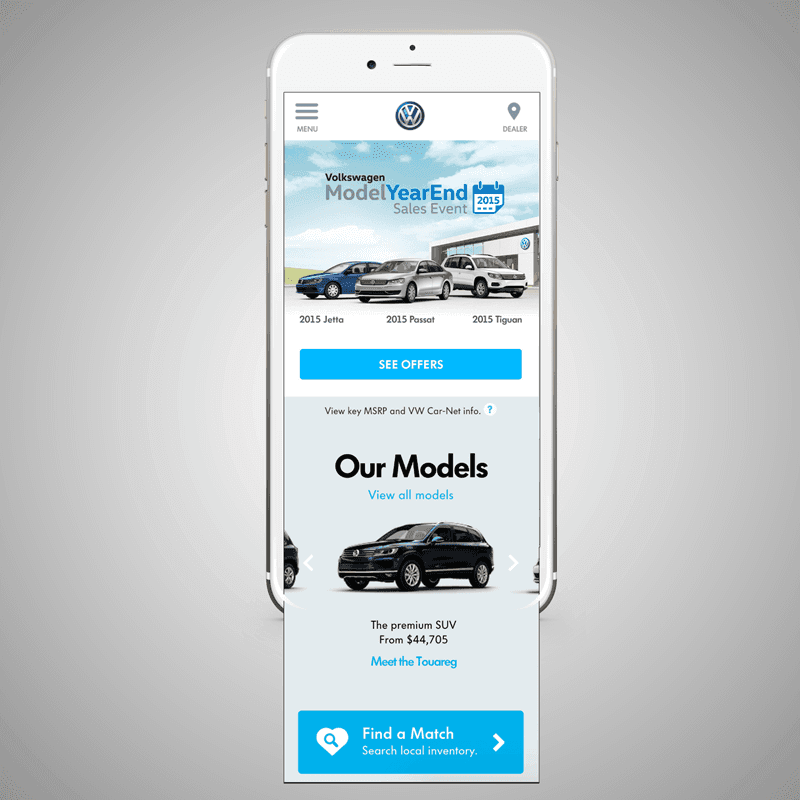 VW.com Mobile 3.0
